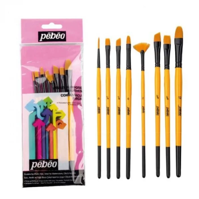 Pebeo 8li Karma Fırça Seti SET-7