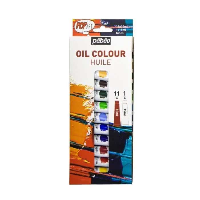 Pebeo Pop Art Yağlı Boya Seti 12 Renk