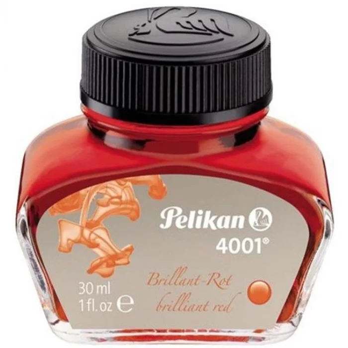 Pelikan 4001 Dolma Kalem Mürekkebi 30 ml. KIRMIZI