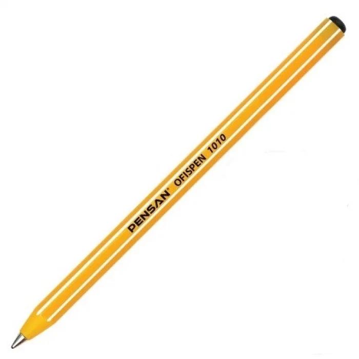 Pensan 1010 Ofispen Tükenmez Kalem 1.0 mm 60lı Kutu SİYAH