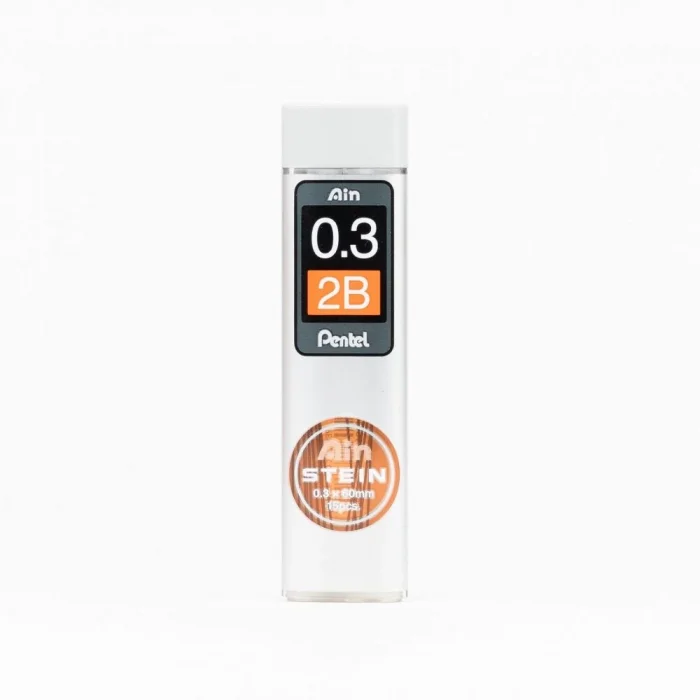Pentel Ain Stein Min (Mekanik Kurşun Kalem Ucu) 0.3 mm 2B 15li Tüp