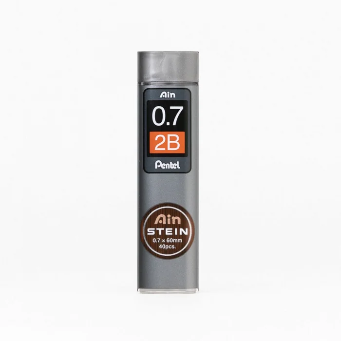 Pentel Ain Stein Min (Mekanik Kurşun Kalem Ucu) 0.7 mm 2B 40lı Tüp