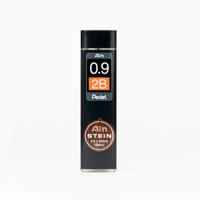 Pentel Ain Stein Min (Mekanik Kurşun Kalem Ucu) 0.9 mm 2B 36lı Tüp