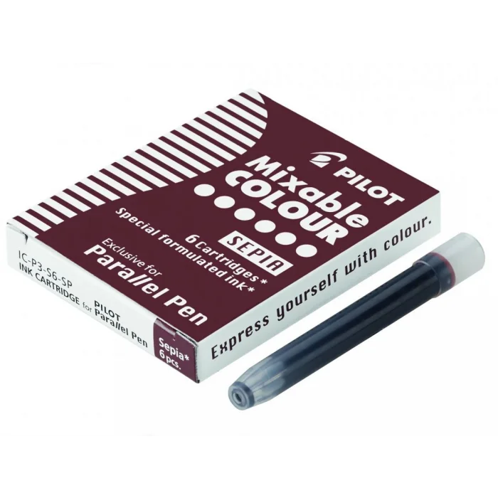 Pilot Parallel Pen Orjinal Kartuş Kahverengi 6 Adet