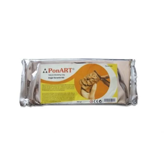 Ponart - Kosida Seramik Hamuru Kili 500 gr. Terracotta