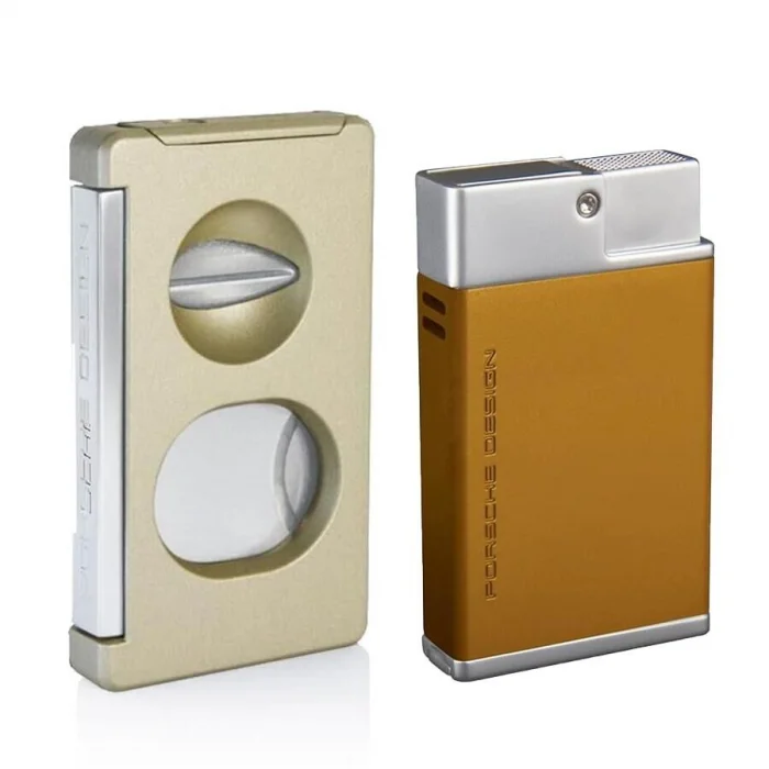 Porsche Design Puro Çakmak ve Kesici Seti Kahve P3631/26