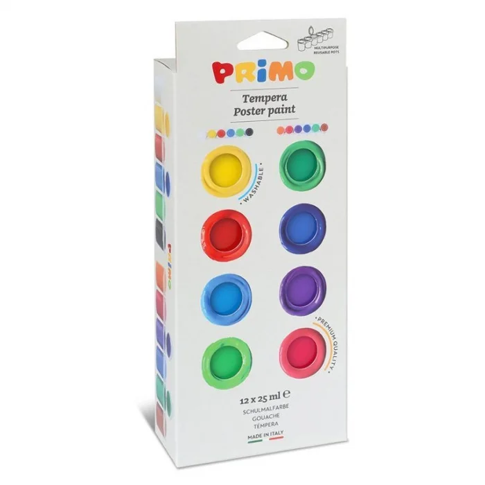Primo Poster Boya 25 Ml x 12 Renk (MC-252TB12)
