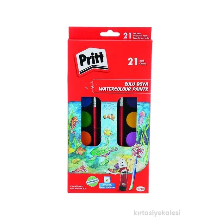 Pritt Sulu Boya 21 Renk Büyük Tablet