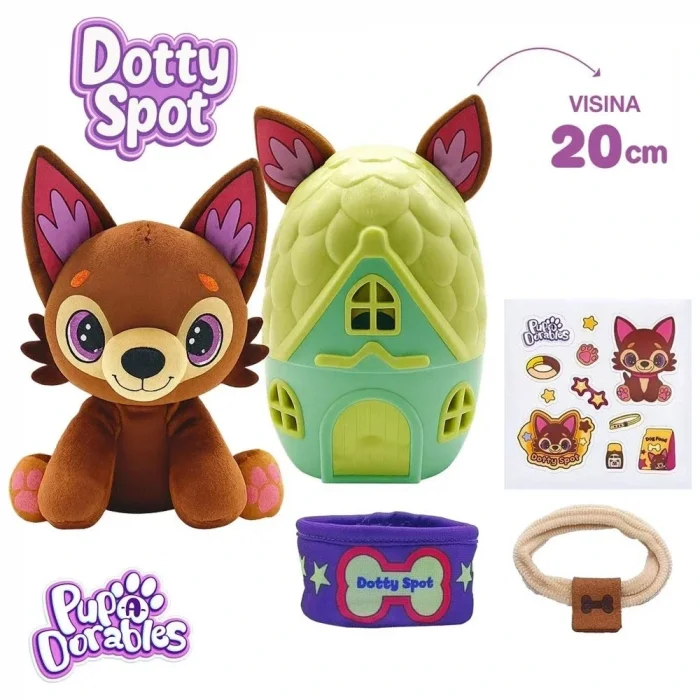 PupaDorables Kulübeli Peluş Köpek