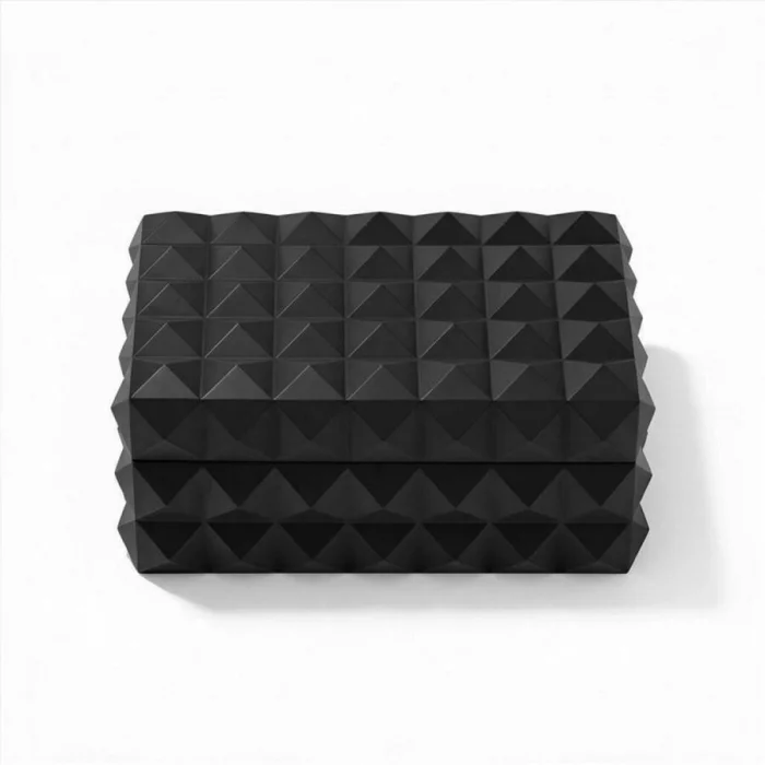 Quasar Design Humidor Puro Kutusu Mat Siyah 80s