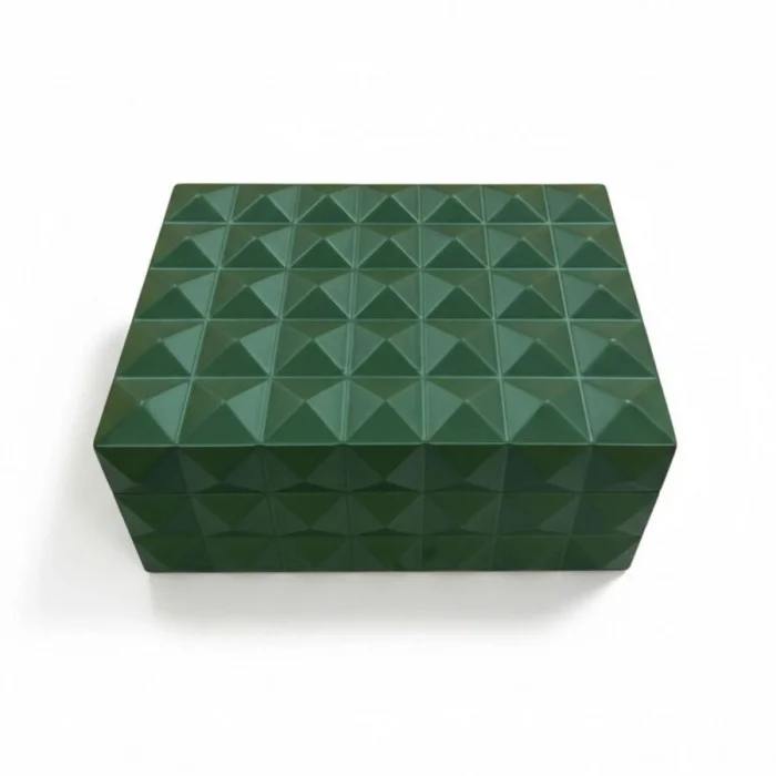 Quasar Design Humidor Puro Kutusu Mat Yeşil 80s