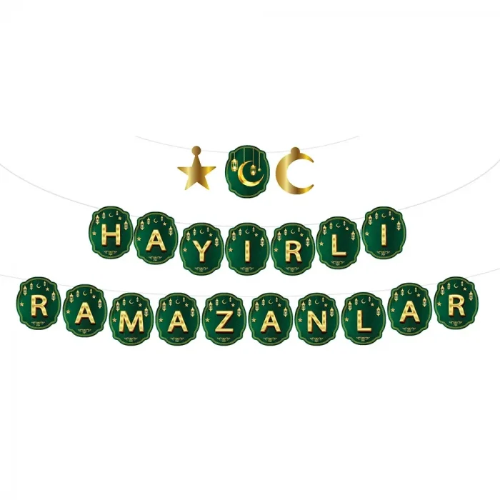 Ramazan Harf Yazı Seti -Hayırlı Ramazanlar-