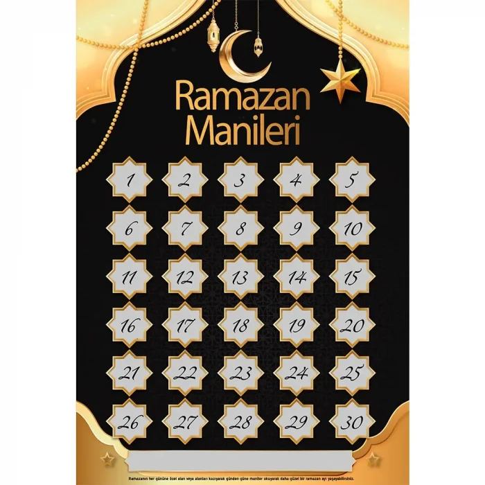 Ramazan Manileri Etkinlik Tablosu