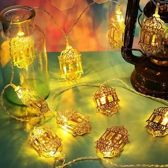 Ramazan Temalı Pilli Led Işık 2mt