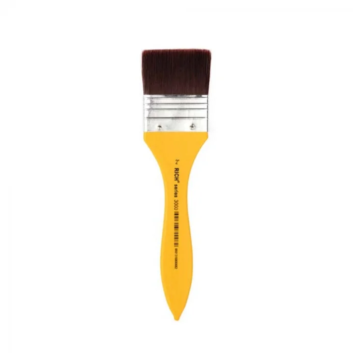 Rich Art 3000 Seri Bordo İpek Zemin Fırçası 2 (5 cm.)