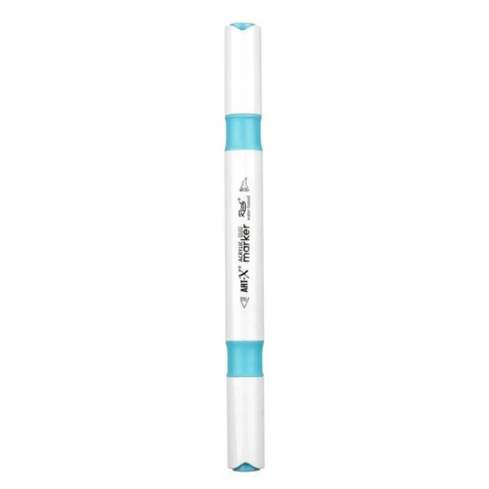 Rich Art-X Acrylic Duo Marker Çift Uçlu Su Bazlı Boyama Markörü No:148 Bebek Mavi