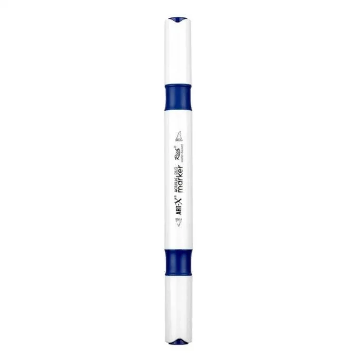 Rich Art-X Acrylic Duo Marker Çift Uçlu Su Bazlı Boyama Markörü No:207 Lacivert