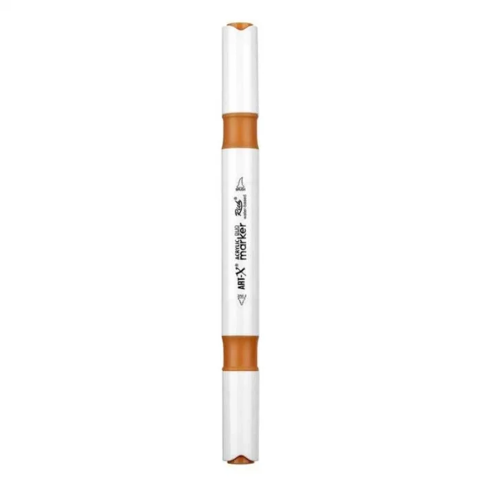 Rich Art-X Acrylic Duo Marker Çift Uçlu Su Bazlı Boyama Markörü No:209 Taba