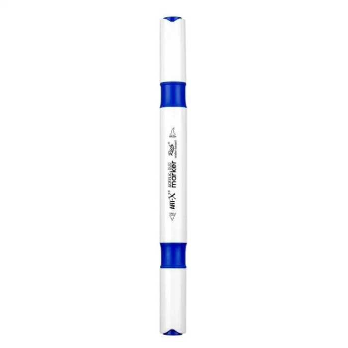 Rich Art-X Acrylic Duo Marker Çift Uçlu Su Bazlı Boyama Markörü No:31 Mavi