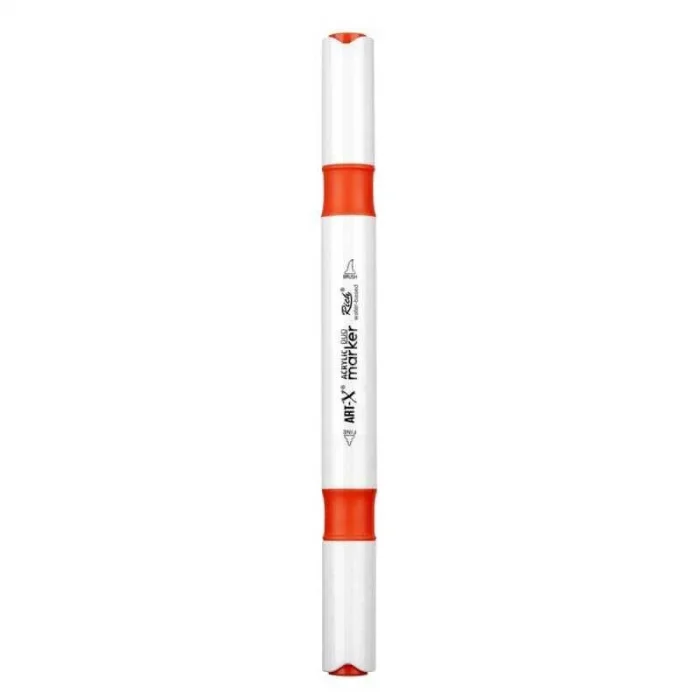 Rich Art-X Acrylic Duo Marker Çift Uçlu Su Bazlı Boyama Markörü No:45 Nar Çiçeği