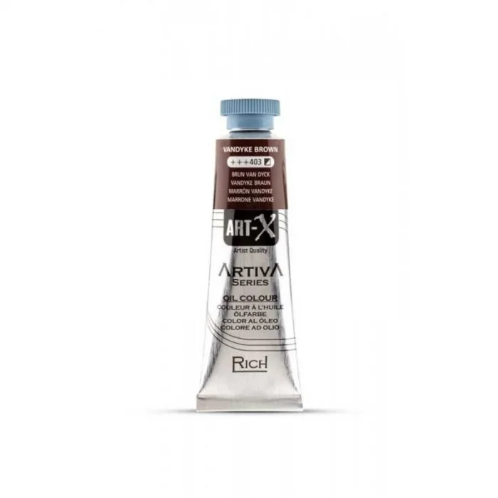 Rich Art-X Artiva Yağlı Boya 37 ml. 403 Vandyke Brown