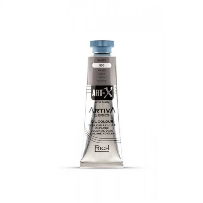 Rich Art-X Artiva Yağlı Boya 37 ml. 800 Silver