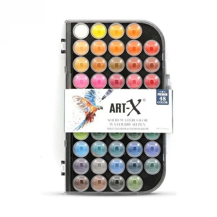Rich Art-X Premium Tablet Sulu Boya Seti 48 Renk