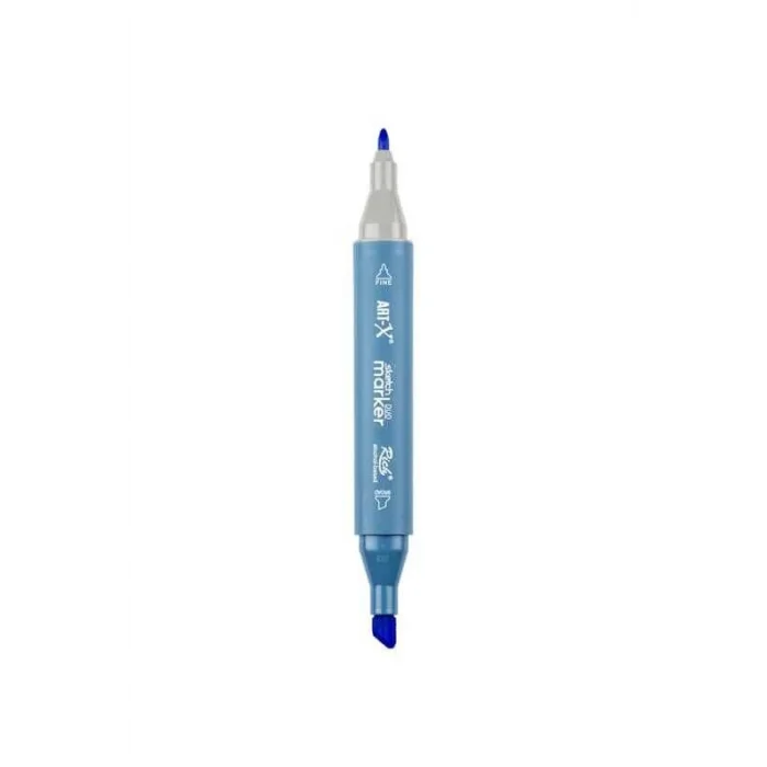 Rich Art-X Sketch Marker Duo Çift Uçlu Marker Kalem 2727 Bright Blue