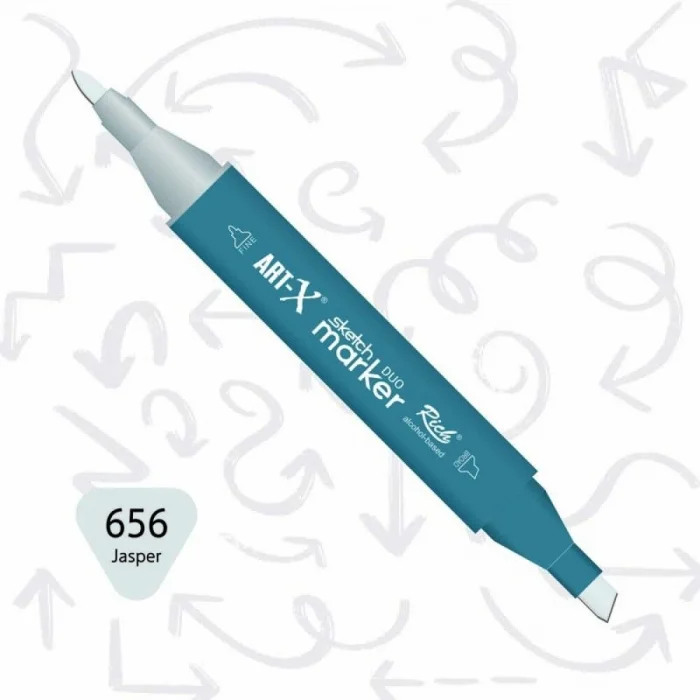 Rich Art-X Sketch Marker Duo Çift Uçlu Marker Kalem 656 Jasper