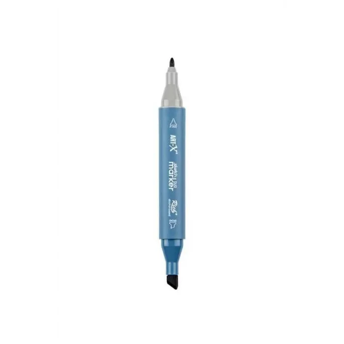 Rich Art-X Sketch Marker Duo Çift Uçlu Marker Kalem 7538 Rock Ash