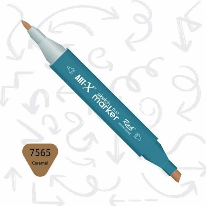 Rich Art-X Sketch Marker Duo Çift Uçlu Marker Kalem 7565 Caramel