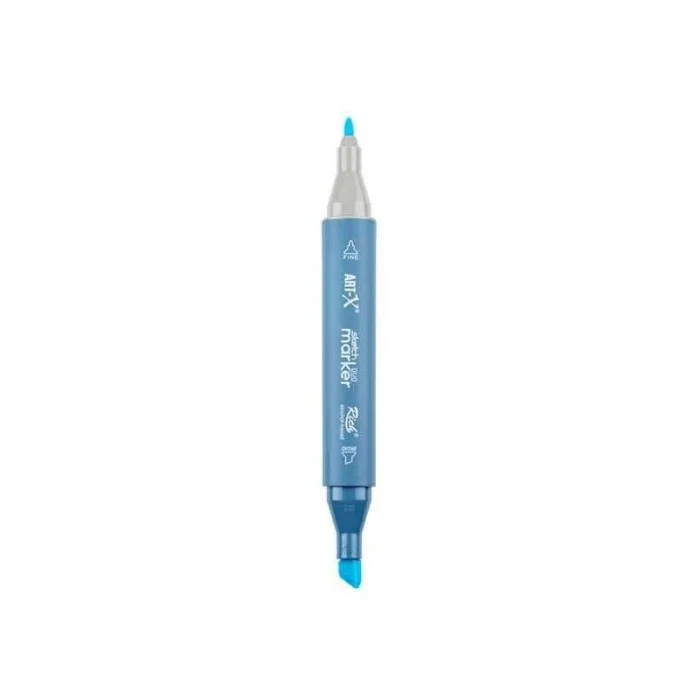 Rich Art-X Sketch Marker Duo Çift Uçlu Marker Kalem 9421 Powder Blue