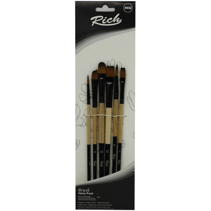 Rich Karışık Fırça Seti 6lı