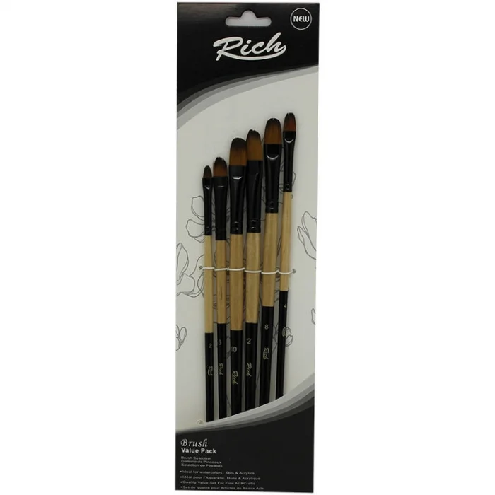 Rich Kedi Dili Fırça Seti 6lı
