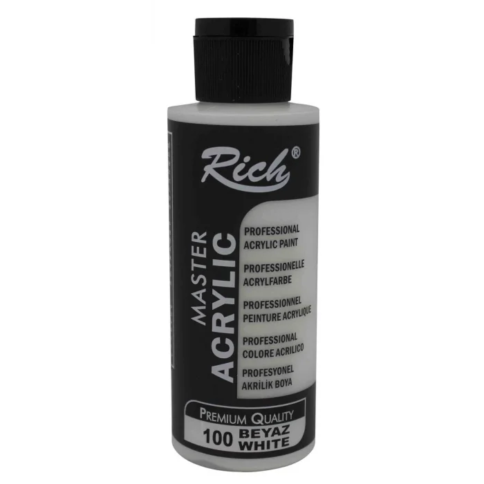 Rich Master Akrilik Boya 120 cc. 100 Beyaz