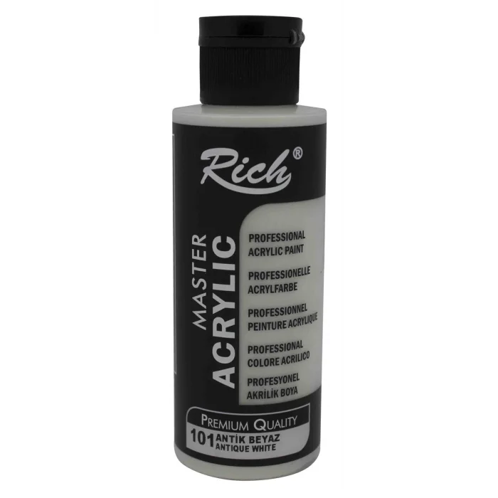 Rich Master Akrilik Boya 120 cc. 101 Antik Beyaz