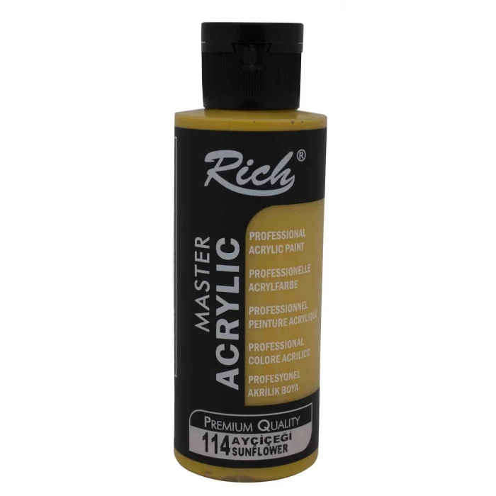 Rich Master Akrilik Boya 120 cc. 114 Ayçiçeği