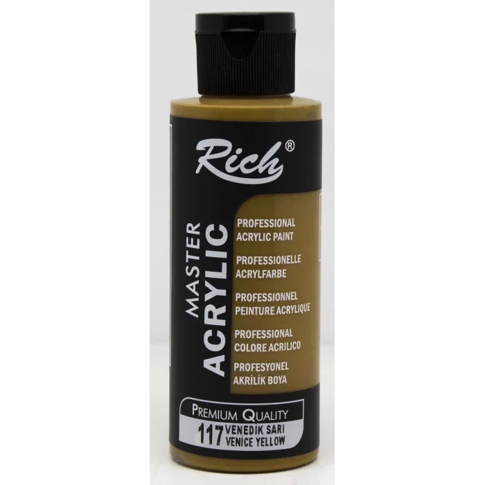Rich Master Akrilik Boya 120 cc. 117 Venedik Sarı