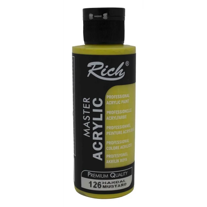 Rich Master Akrilik Boya 120 cc. 126 Hardal
