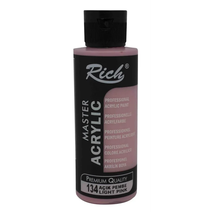 Rich Master Akrilik Boya 120 cc. 134 Açık Pembe