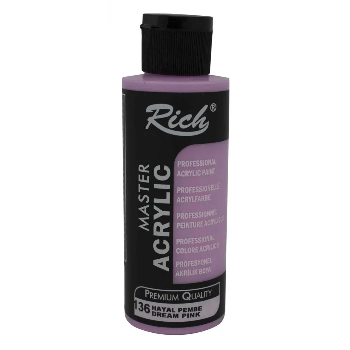 Rich Master Akrilik Boya 120 cc. 136 Hayal Pembe