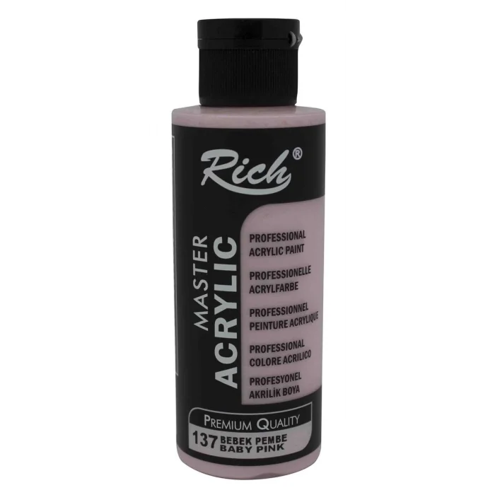 Rich Master Akrilik Boya 120 cc. 137 Bebek Pembe