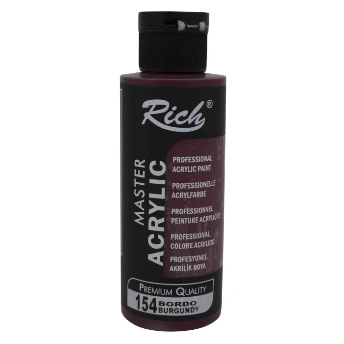 Rich Master Akrilik Boya 120 cc. 154 Bordo