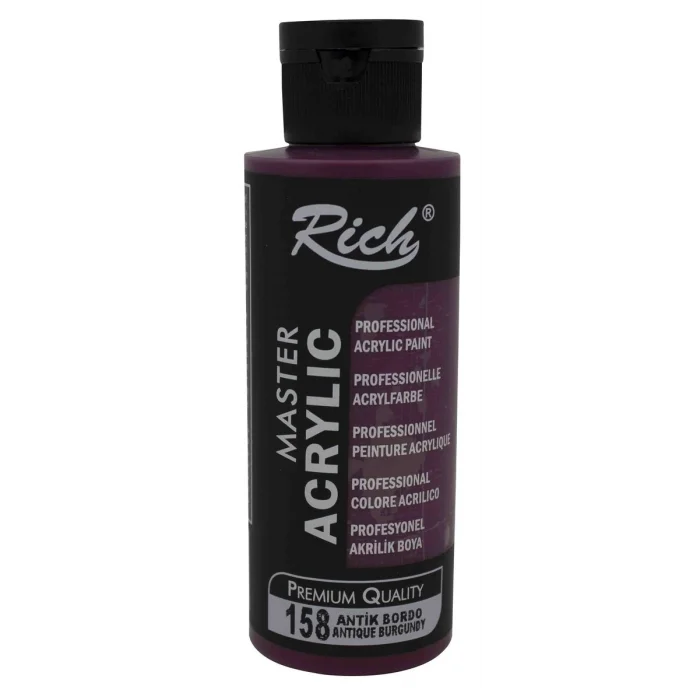 Rich Master Akrilik Boya 120 cc. 158 Antik Bordo