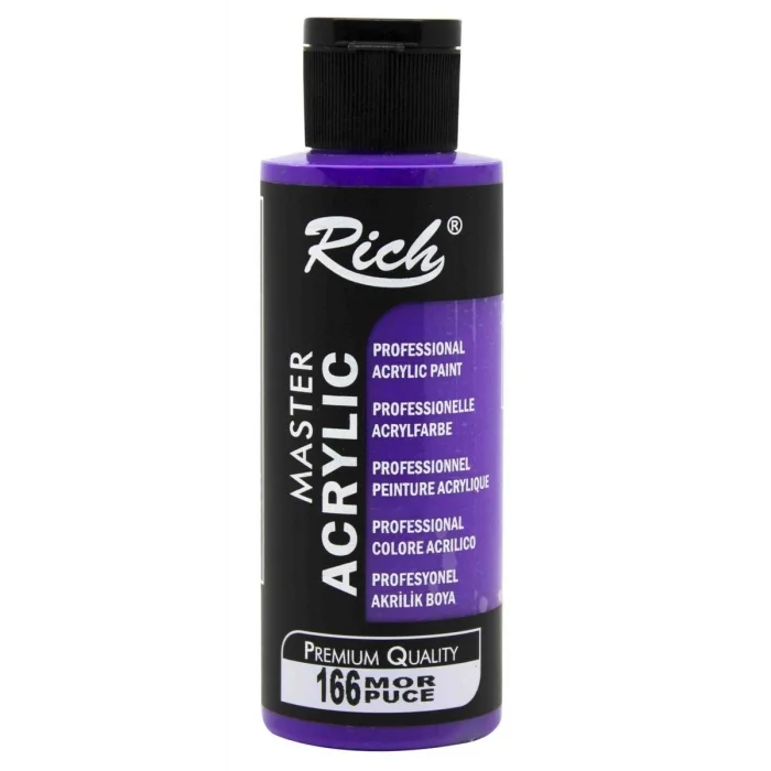 Rich Master Akrilik Boya 120 cc. 166 Mor