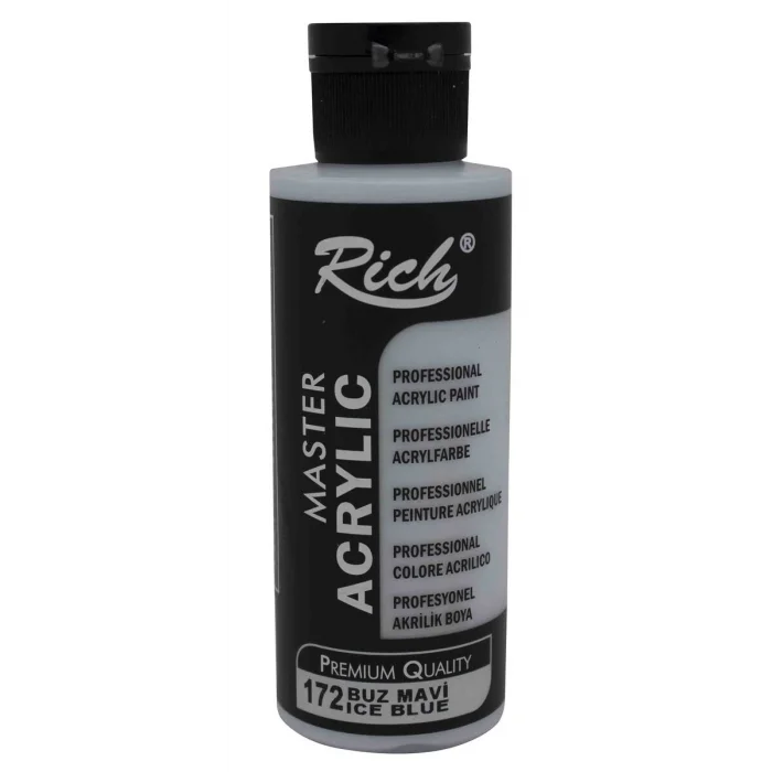 Rich Master Akrilik Boya 120 cc. 172 Buz Mavisi