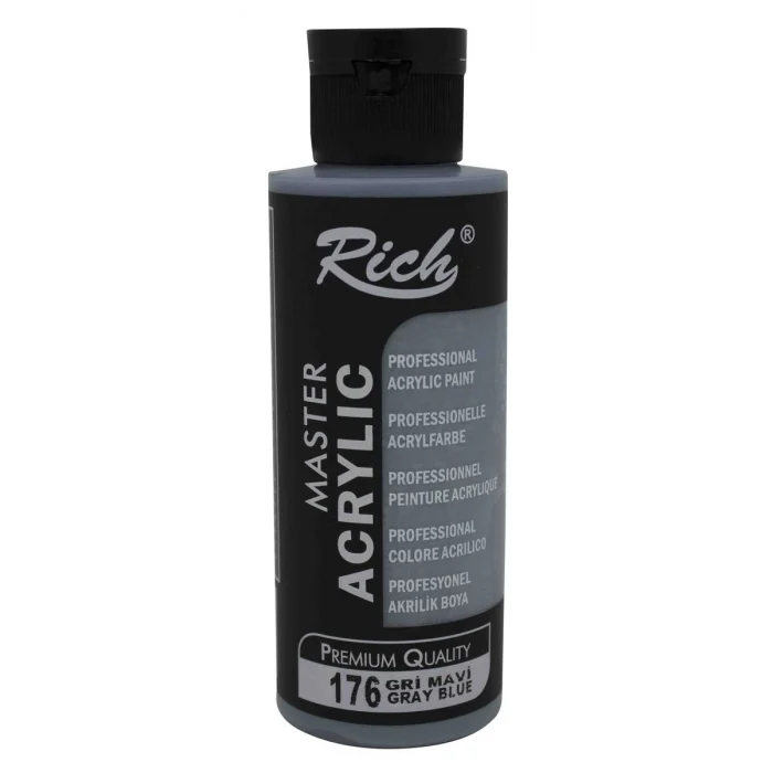 Rich Master Akrilik Boya 120 cc. 176 Gri Mavi