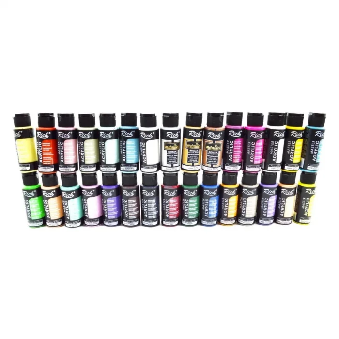 Rich Mastermix Super Set Akrilik Boya Seti 30 Renk x 60 ml.