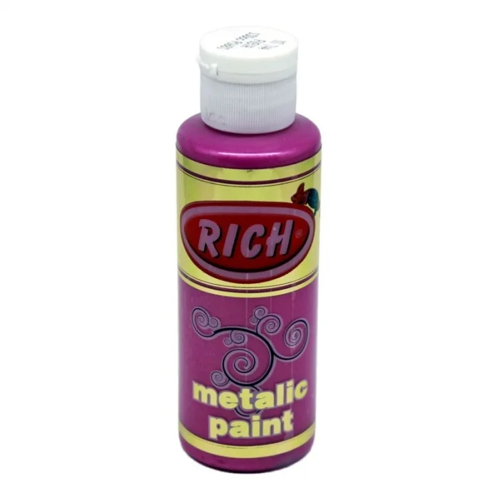 Rich Metalik Akrilik Boya 120 cc. 744 FUŞYA