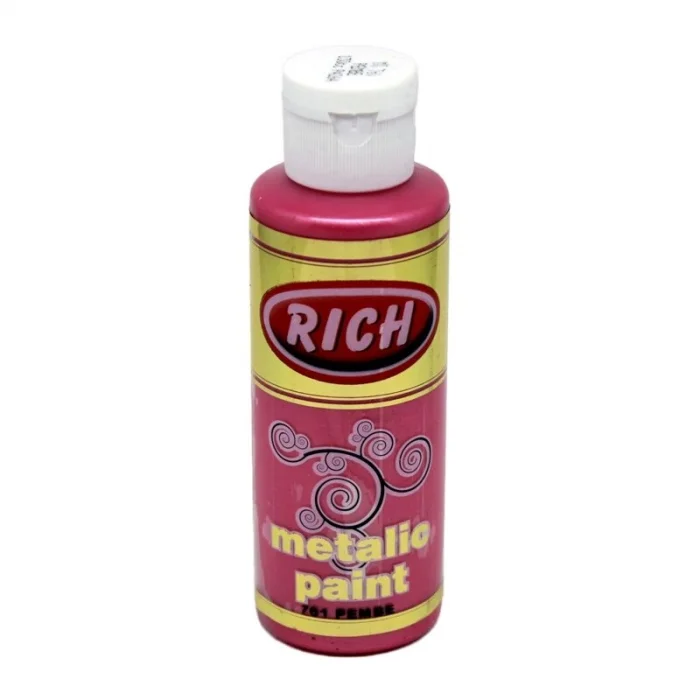 Rich Metalik Akrilik Boya 120 cc. 761 PEMBE